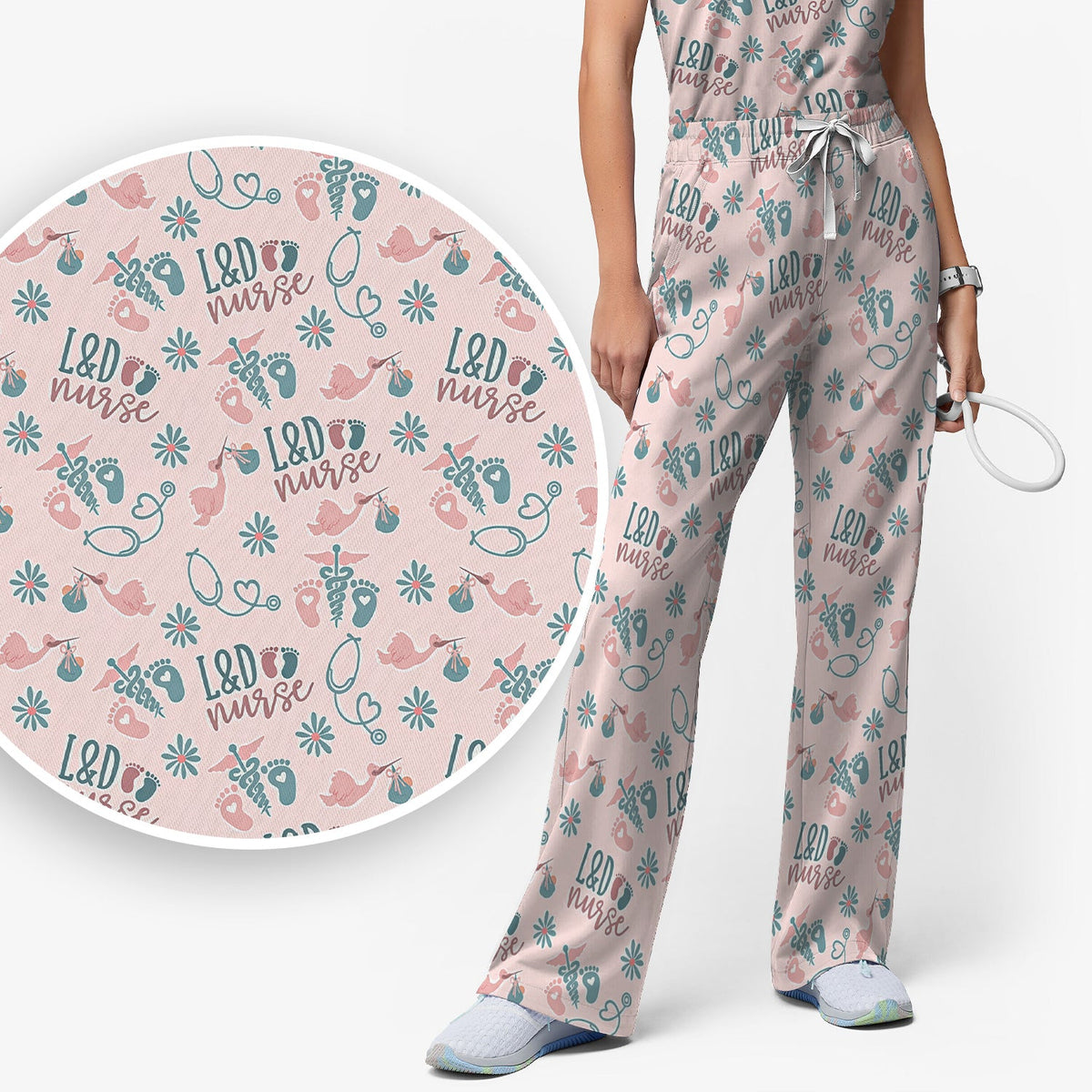 Labor and Delivery Nurse Scrub Set