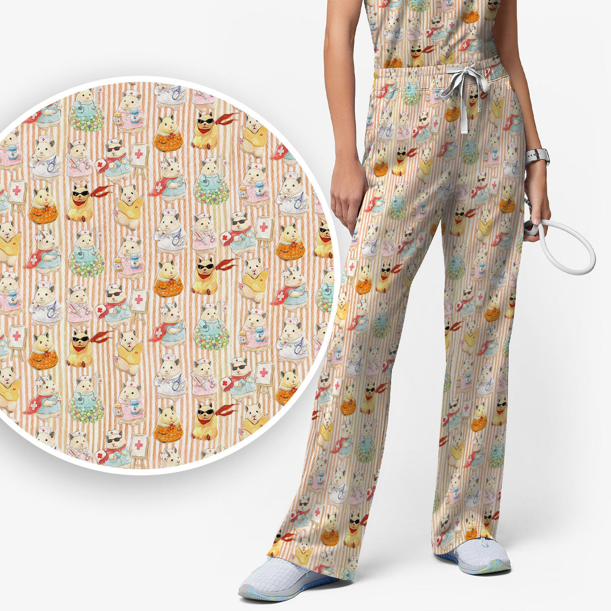 Hamster Nurse Scrub Set