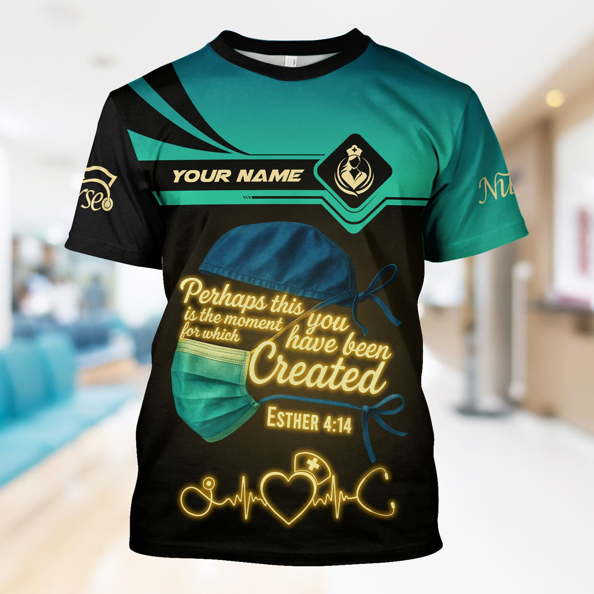 Personalized Perhaps You Were Created Nurse Shirt