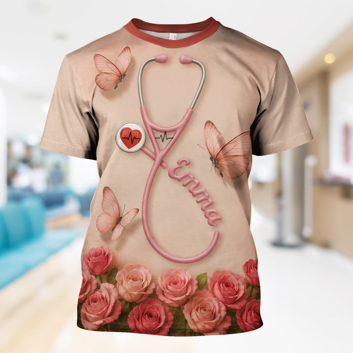 Personalized Nutrition Facts Nurse Shirt