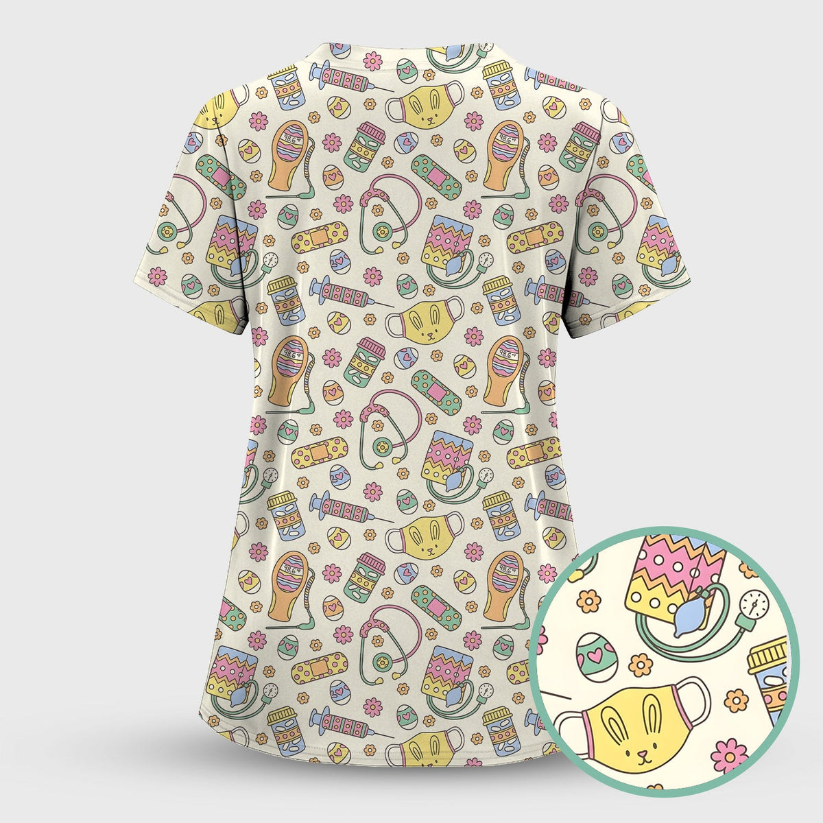 Nurse Bunny Scrub Set - Easter Gift