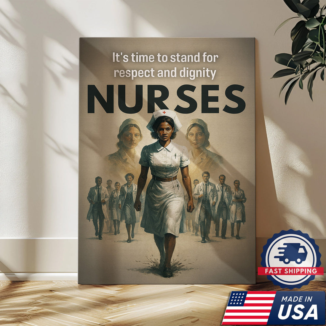 Nurses Respect And Dignity Canvas