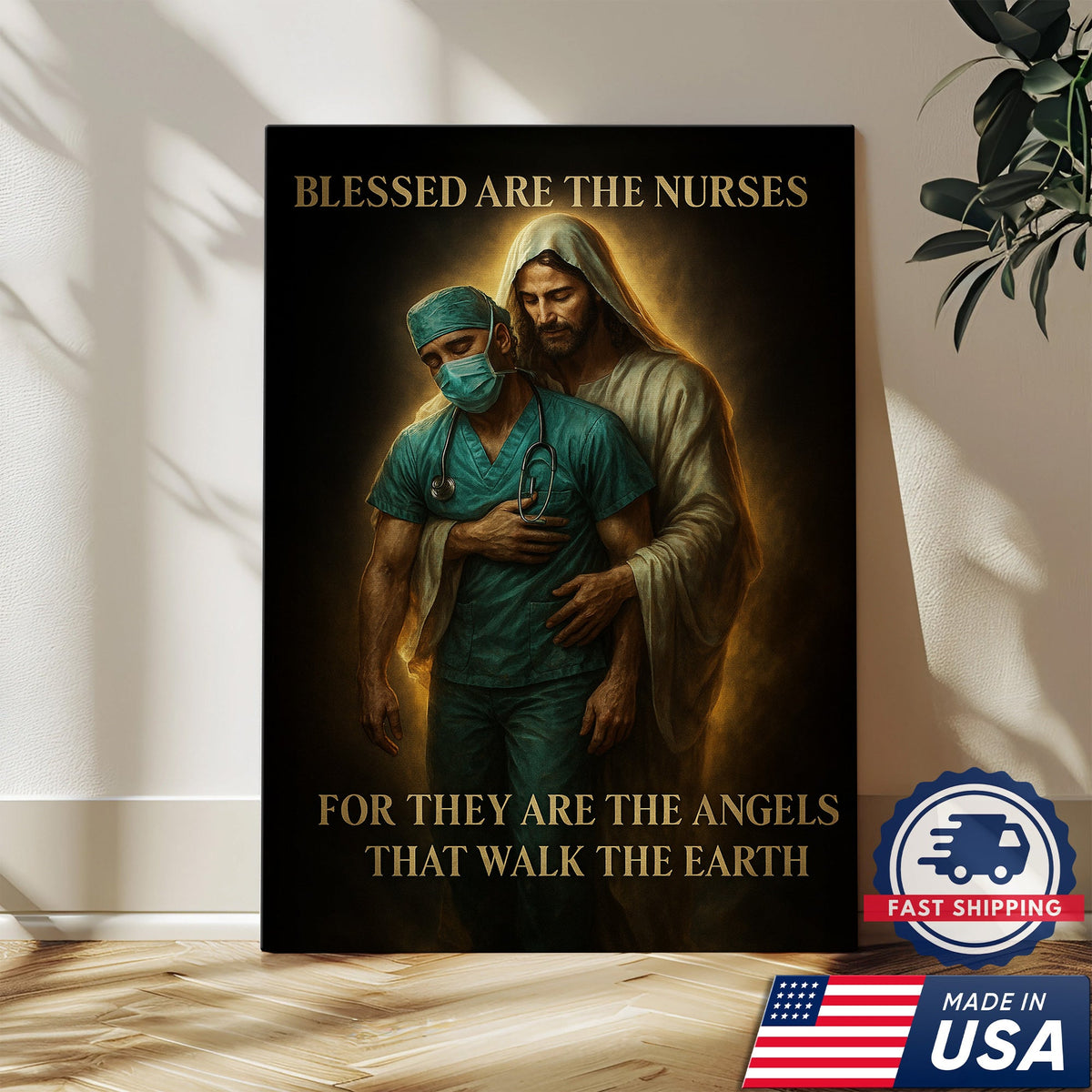 Blessed Are The Nurses Canvas