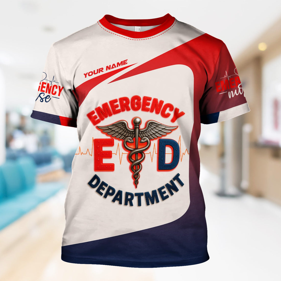 Personalized Emergency Department Nurse Shirt