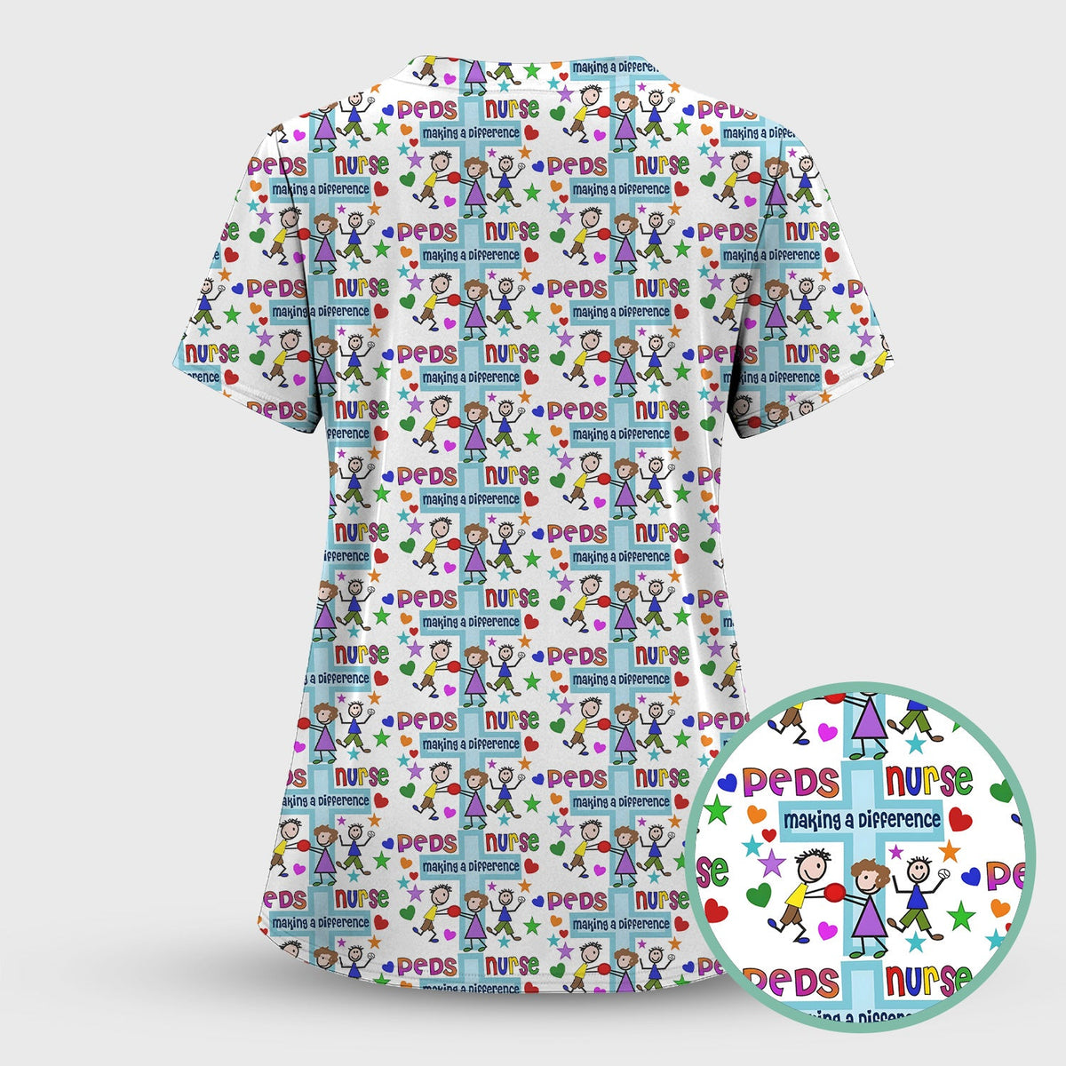 Peds Making A Difference Nurse Scrub Set