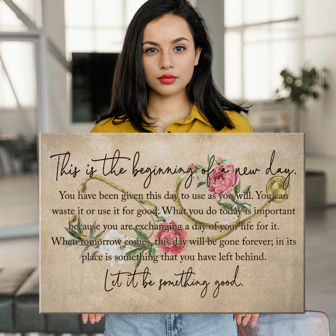Let It Be Something Good Nurse Canvas