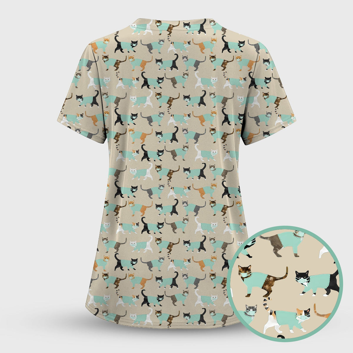Cat Nurse Scrub Set