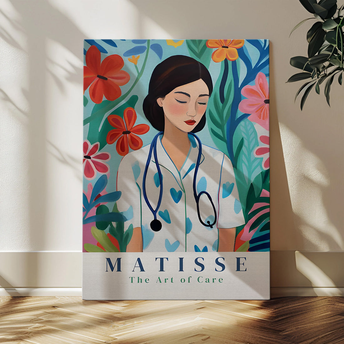Matisse Inspired The Art Of Care Nurse Canvas