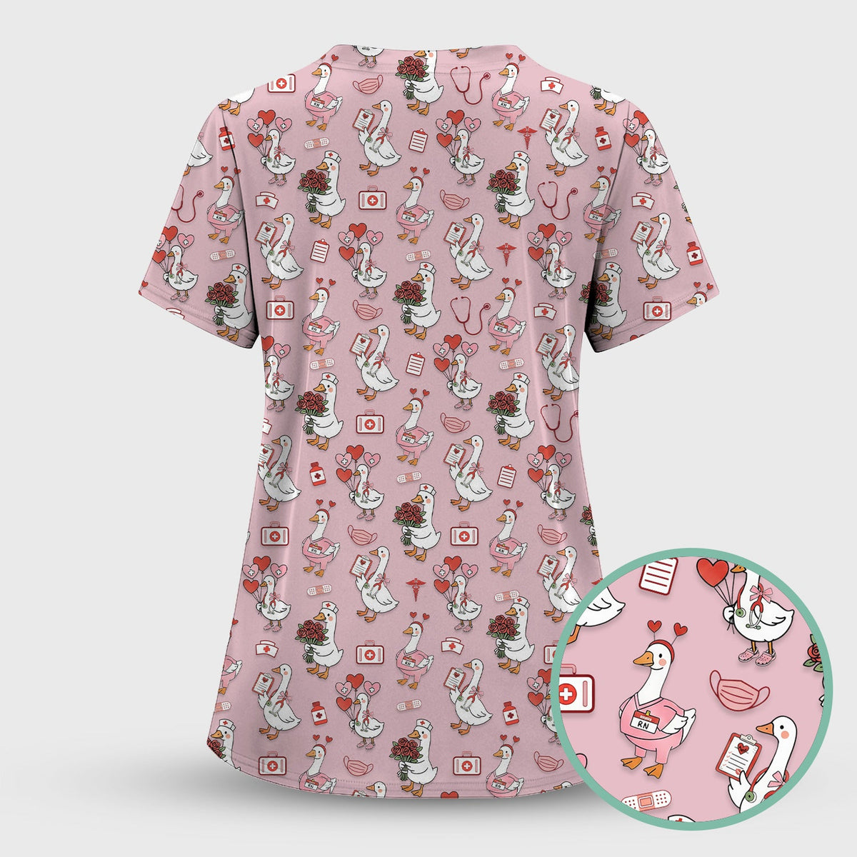 Goose Medical Nurse Scrub Top