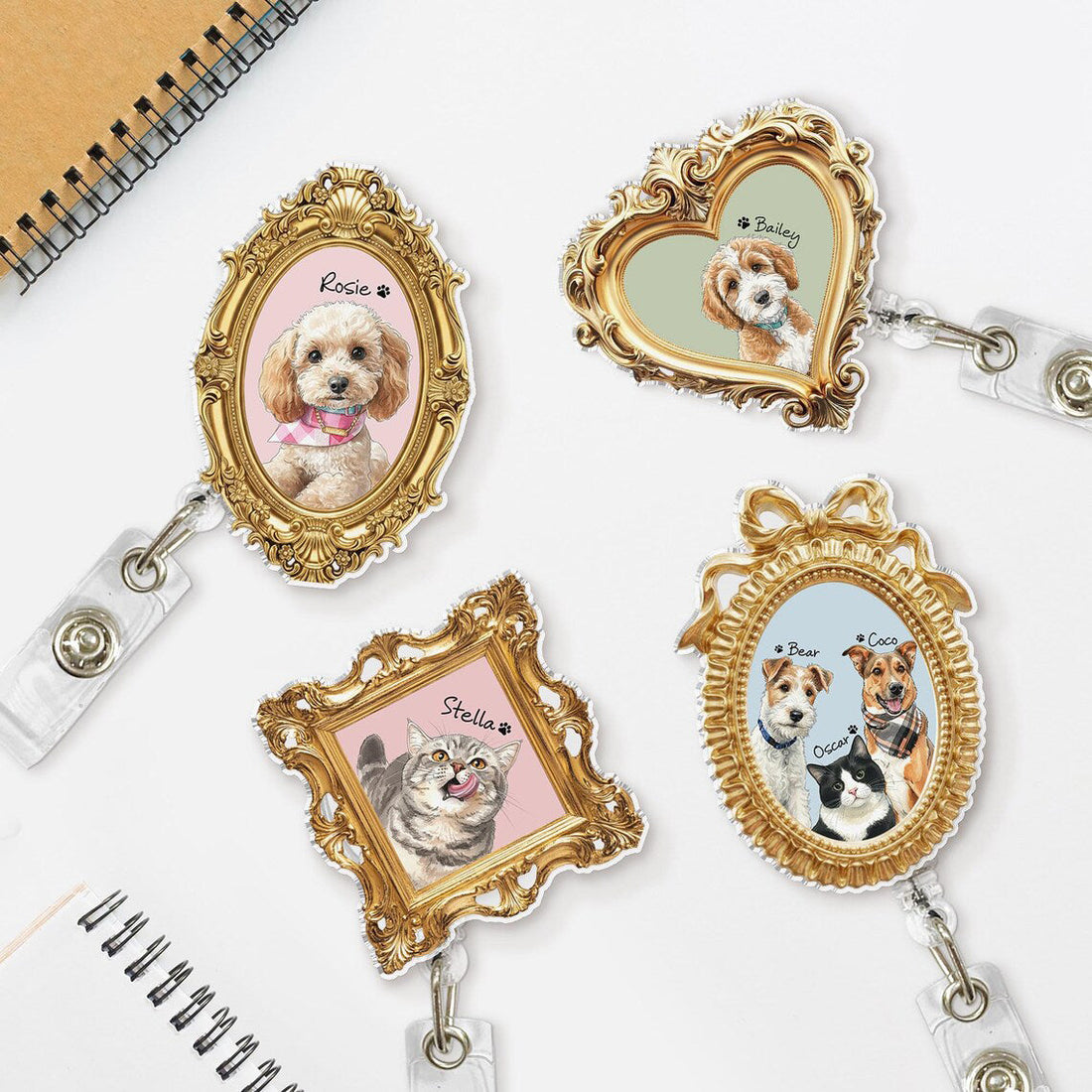 Personalized Pet Photo Pharmacy Badge Reel