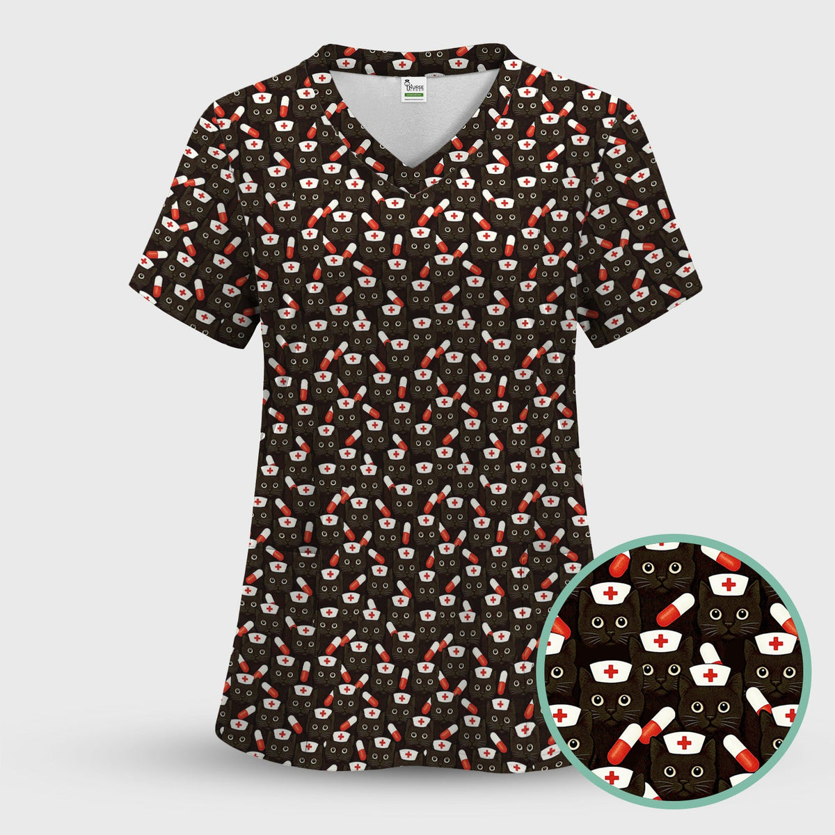 Personalized Cat Pills Nurse Shirt