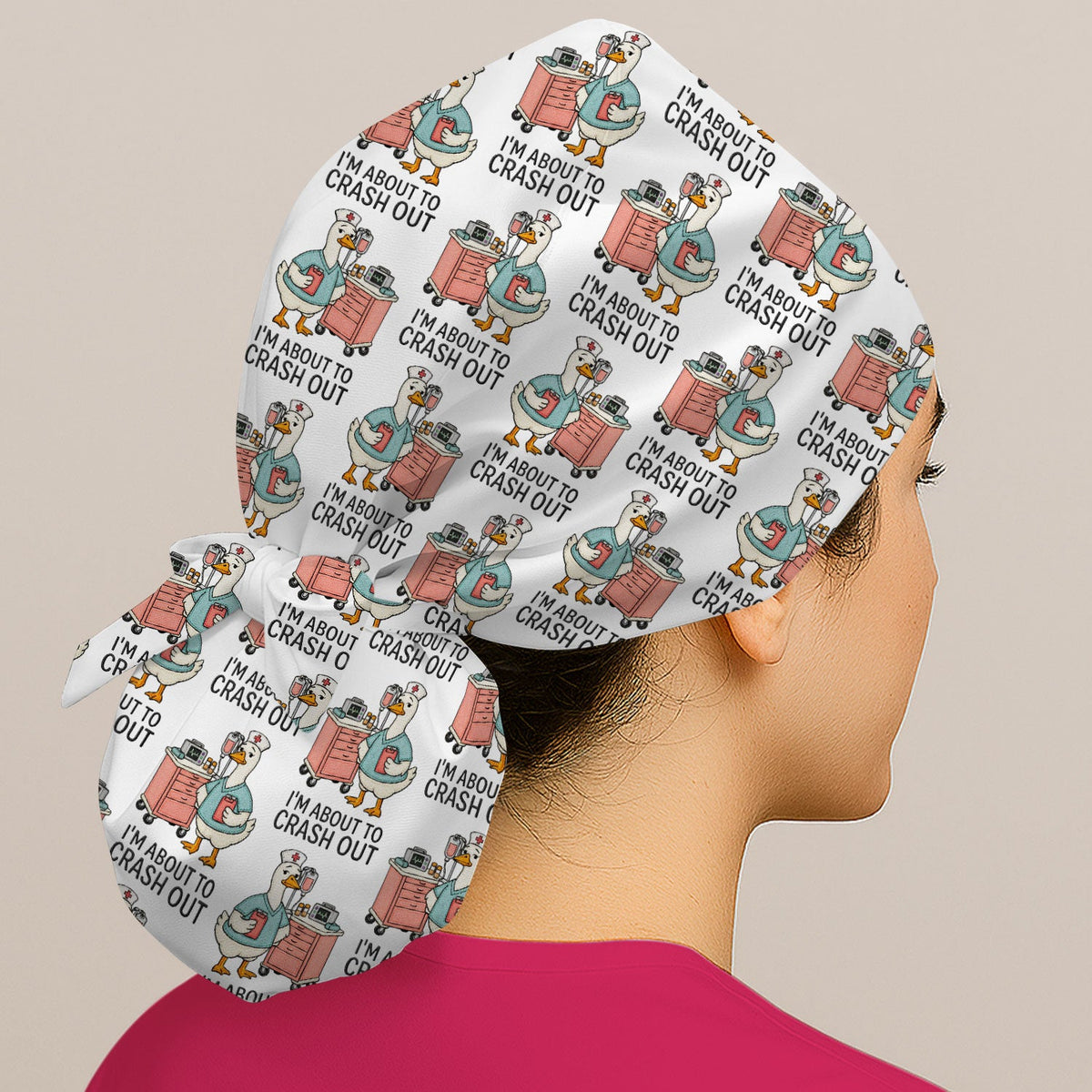 Goose Crash Out Scrub Cap
