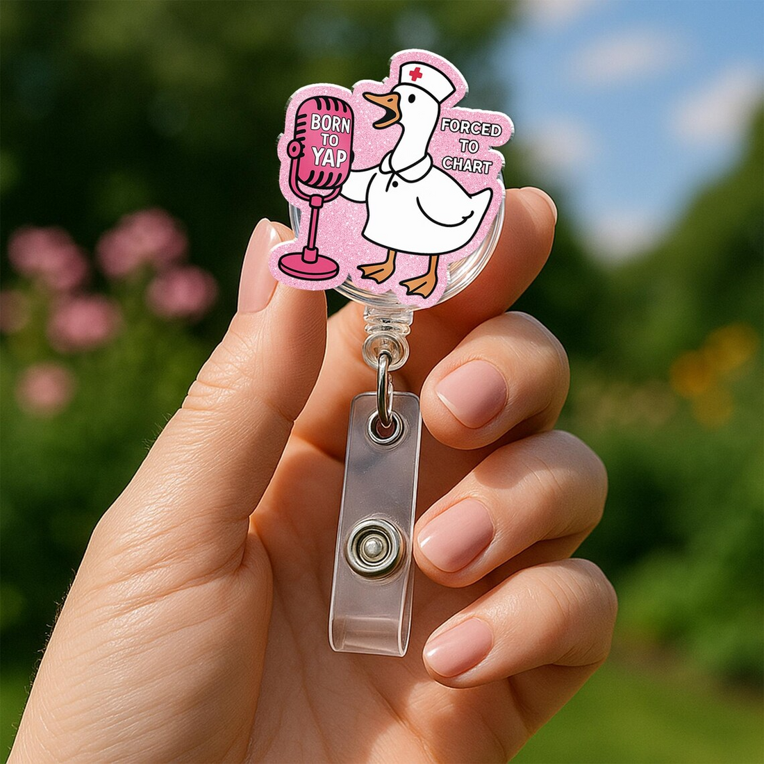 Goose Born To Yap Forced To Chart Badge Reel