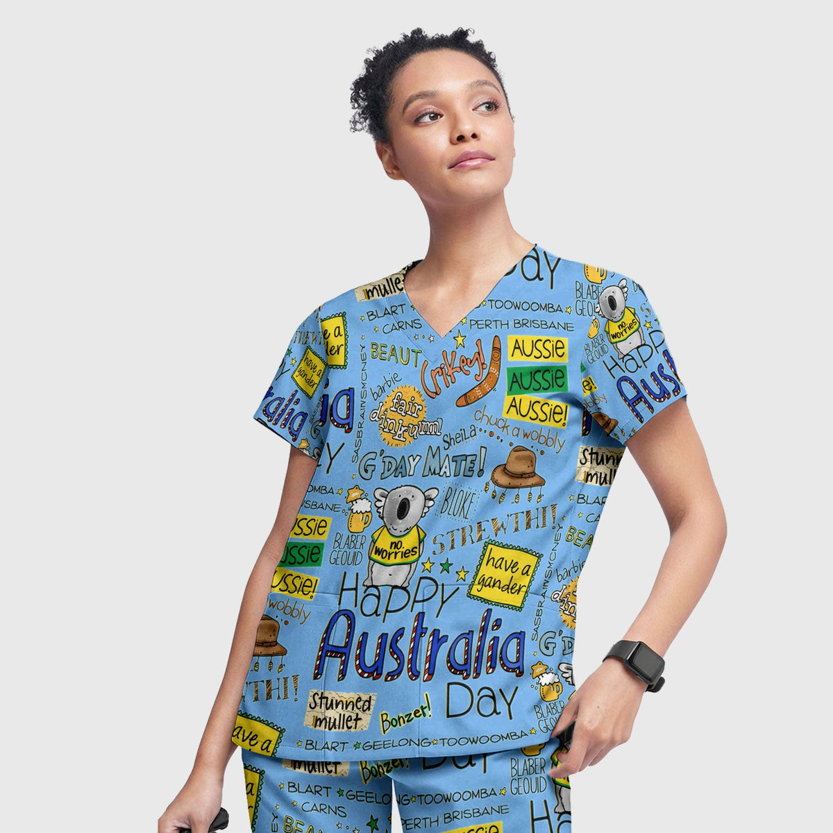 Koala Australia Nurse Scrub Set