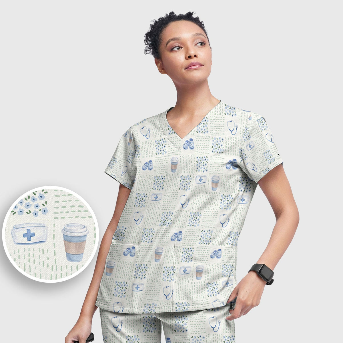 Medical Essentials Nurse Scrub Set