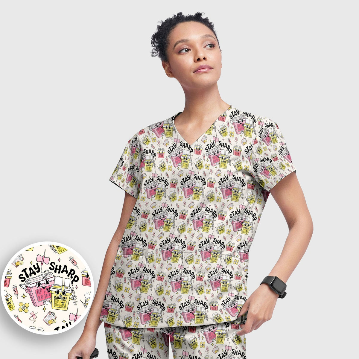 Stay Sharp Nurse Scrub Set