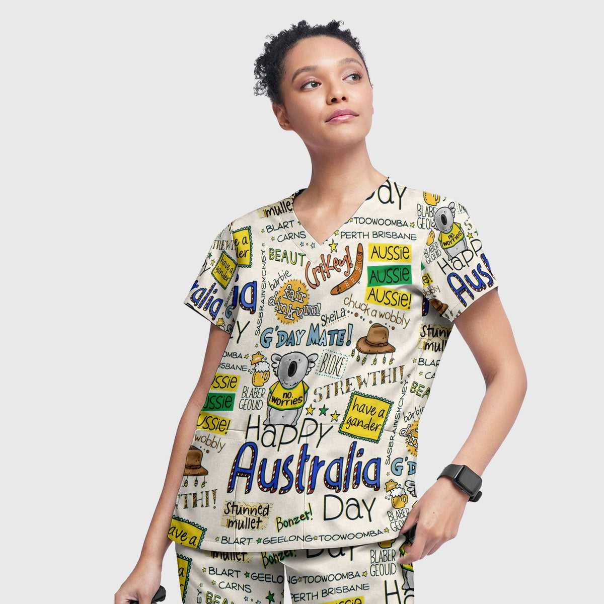 Koala Australia Nurse Scrub Set