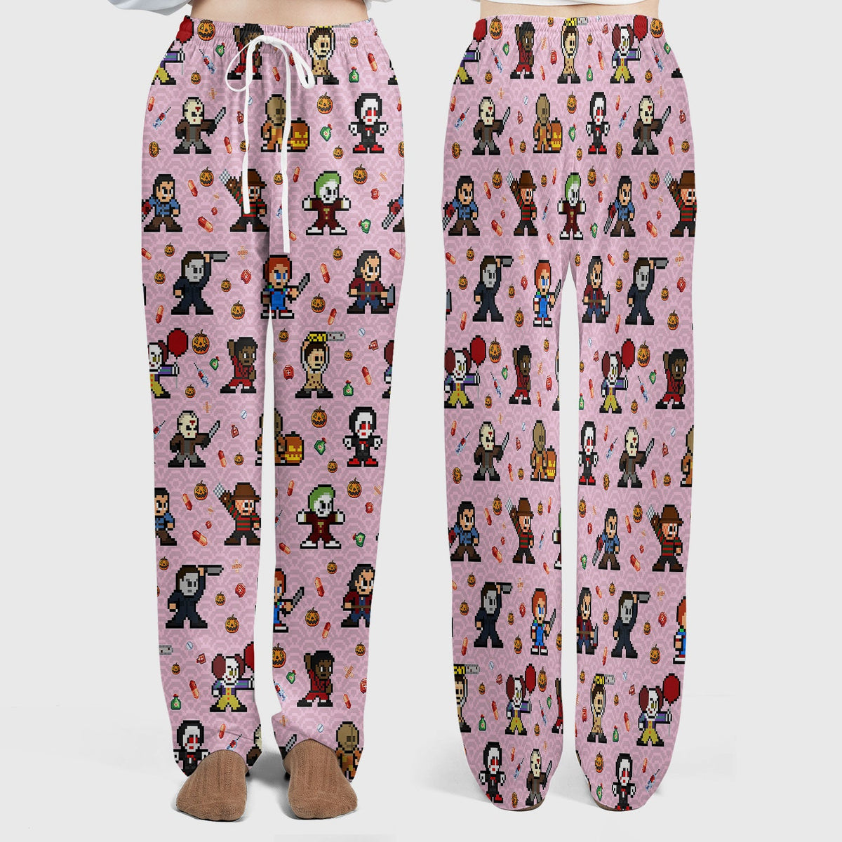 Scary Character Nurse Scrub Set - Halloween Gift