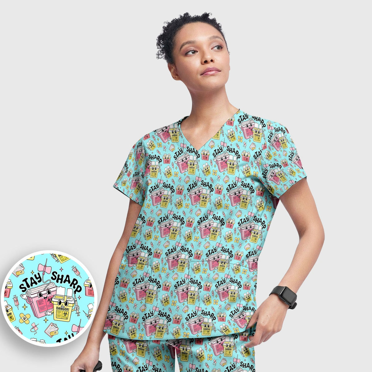 Stay Sharp Nurse Scrub Set