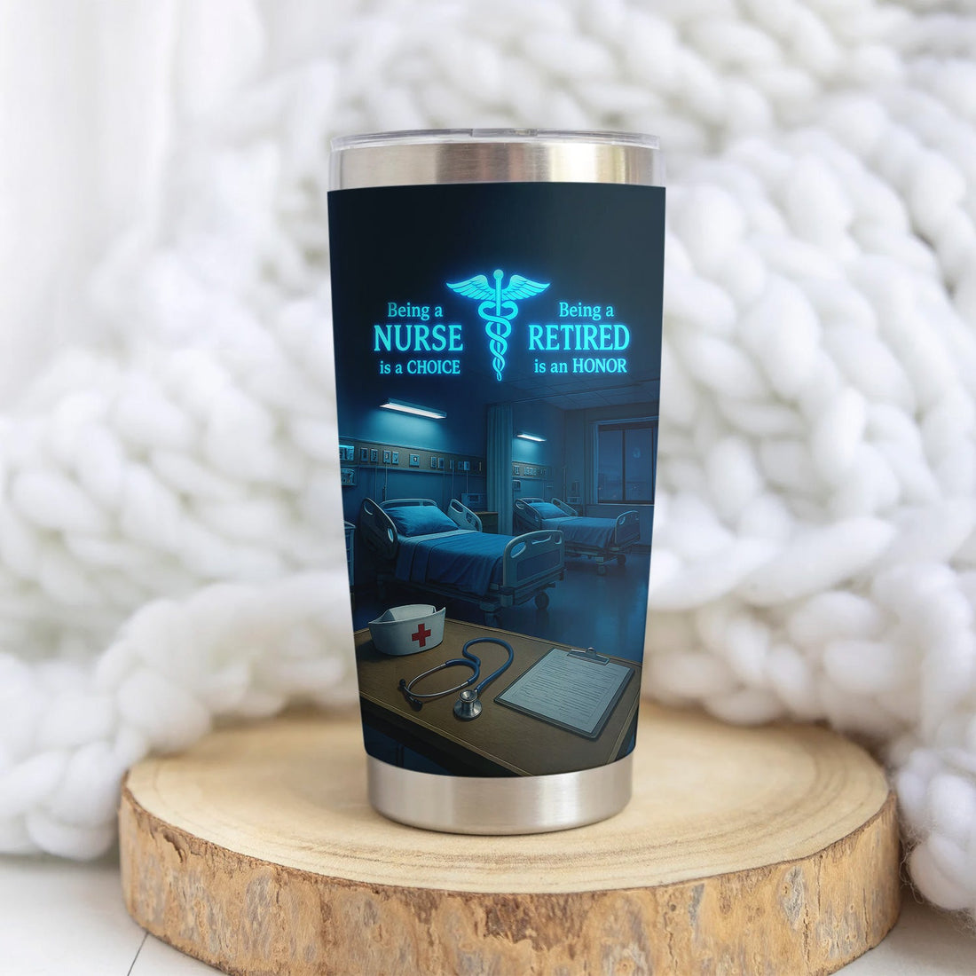 Personalized Retired Nurse Is A Choice Tumbler