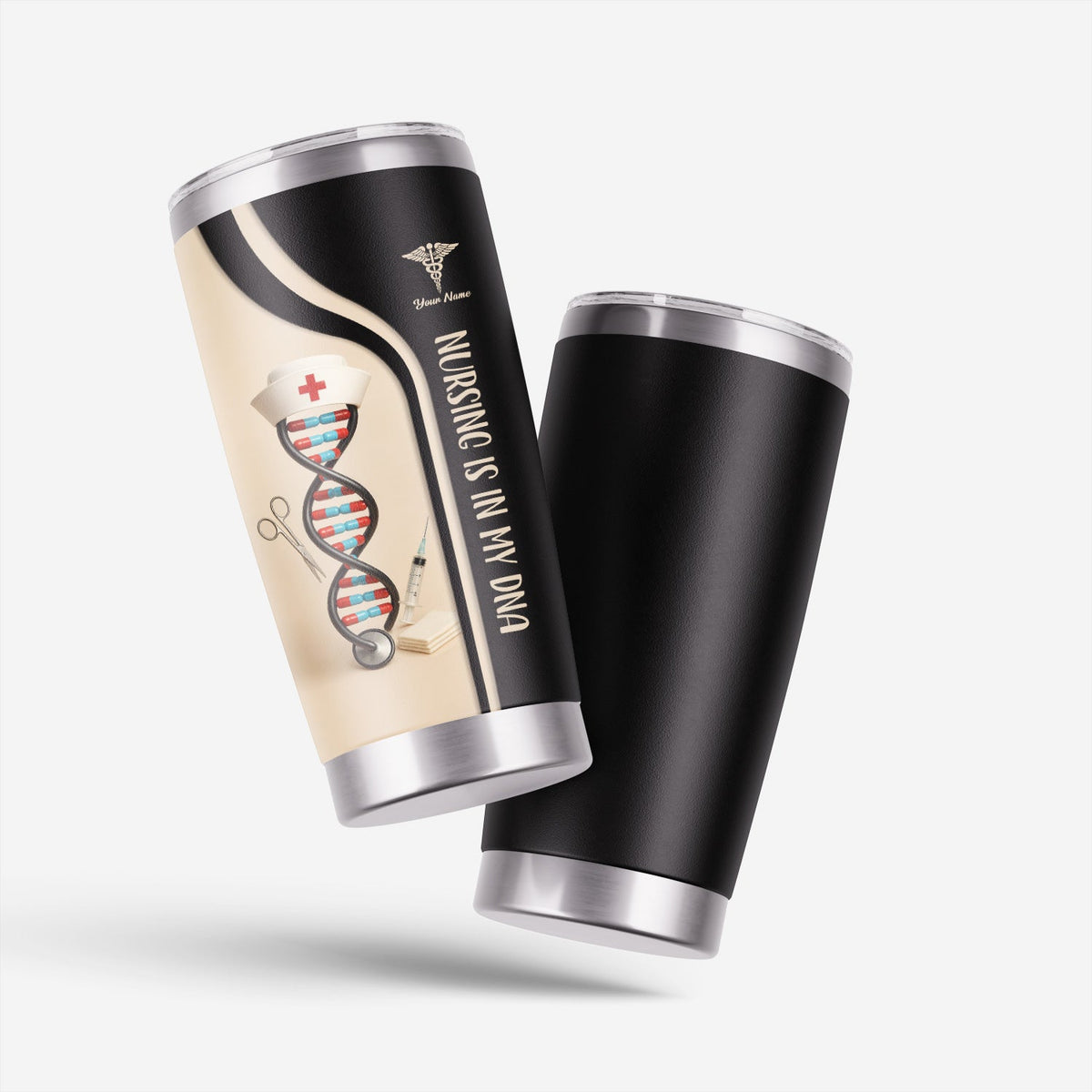 Personalized Nursing DNA Nurse Tumbler