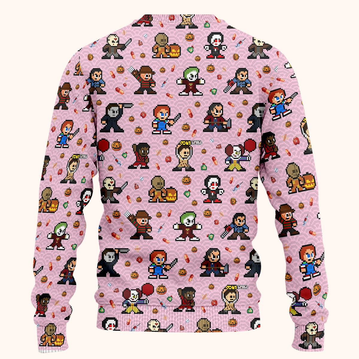 Scary Character Nurse Scrub Set - Halloween Gift