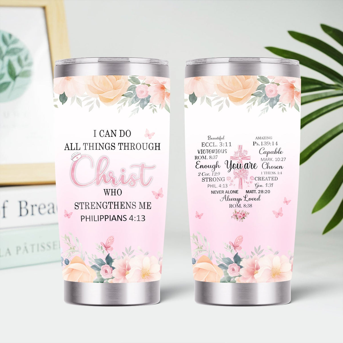 Christian Bible Verse Nurse Tumbler