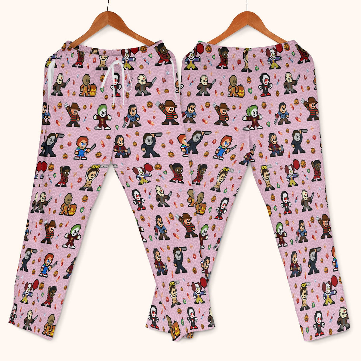 Scary Character Nurse Scrub Set - Halloween Gift