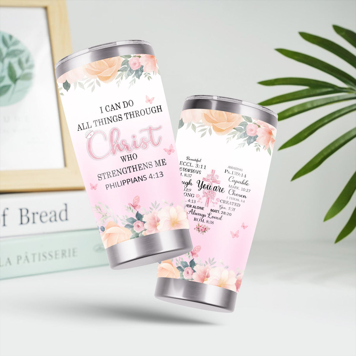 Christian Bible Verse Nurse Tumbler