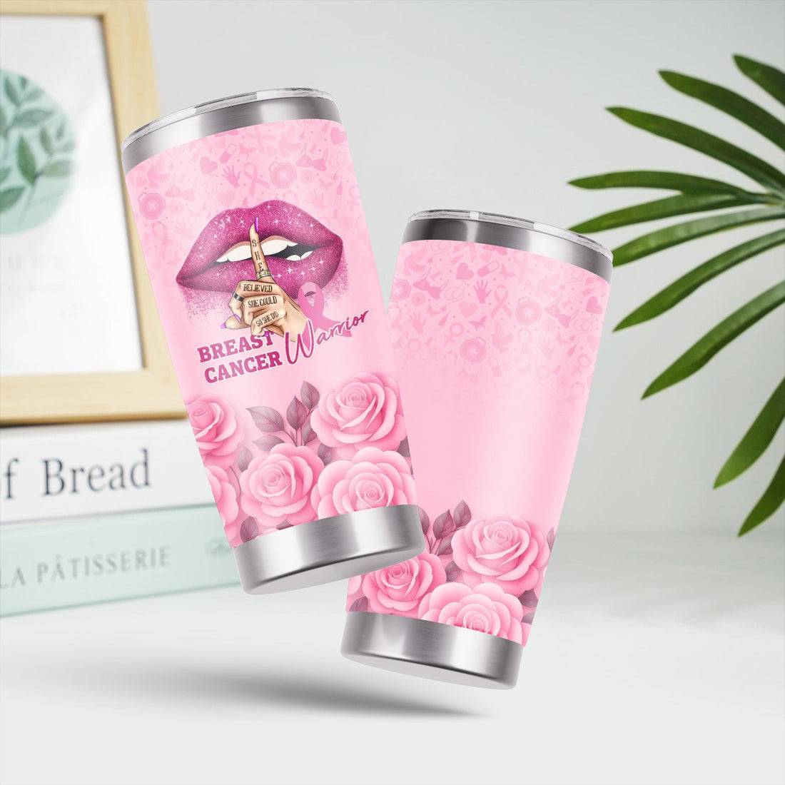 Personalized Breast Cancer She Believed She Could Nurse Tumbler