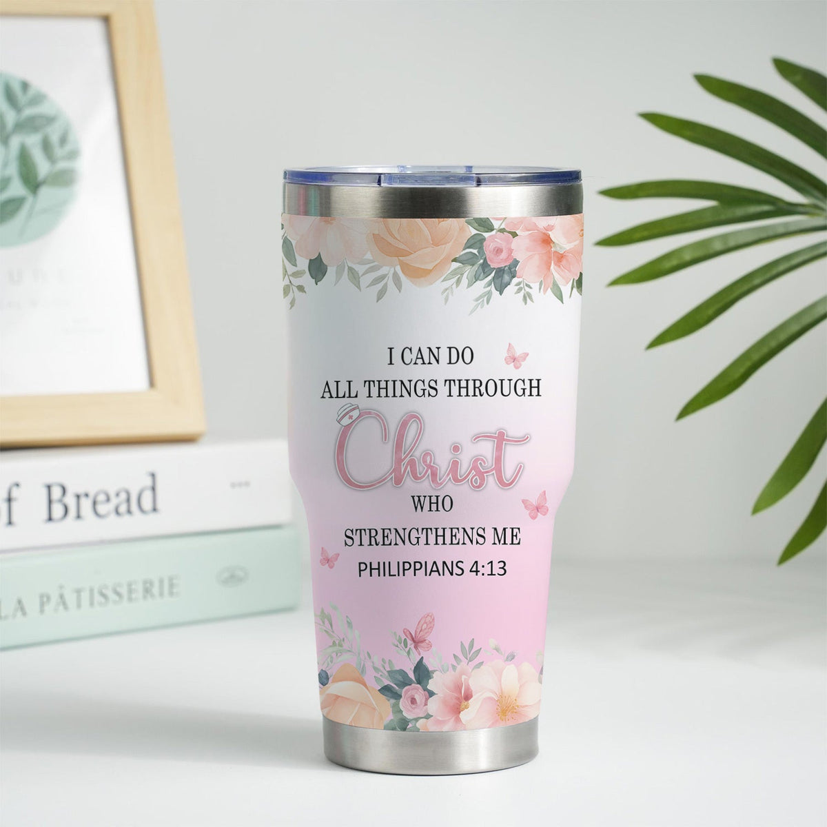 Christian Bible Verse Nurse Tumbler