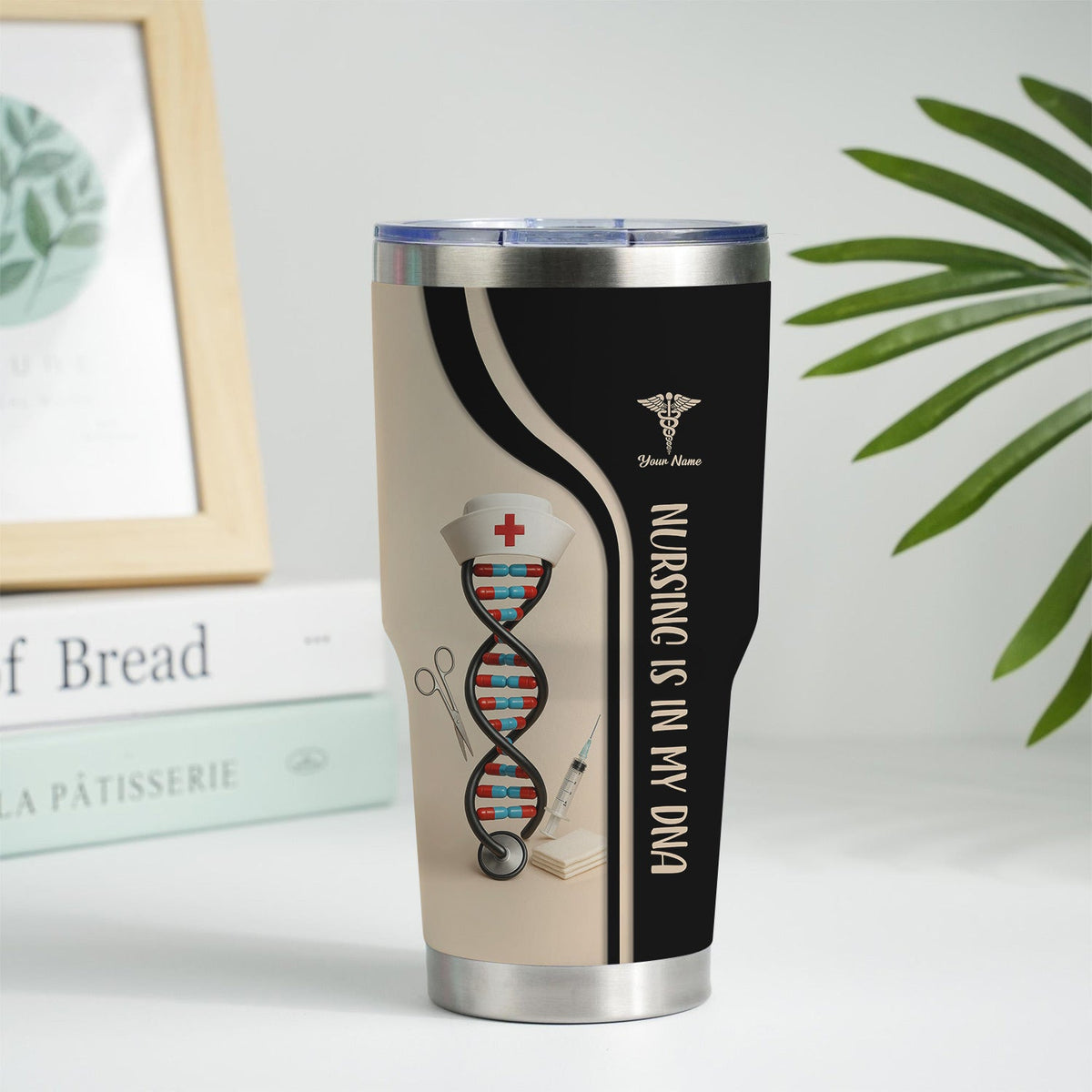 Personalized Nursing DNA Nurse Tumbler