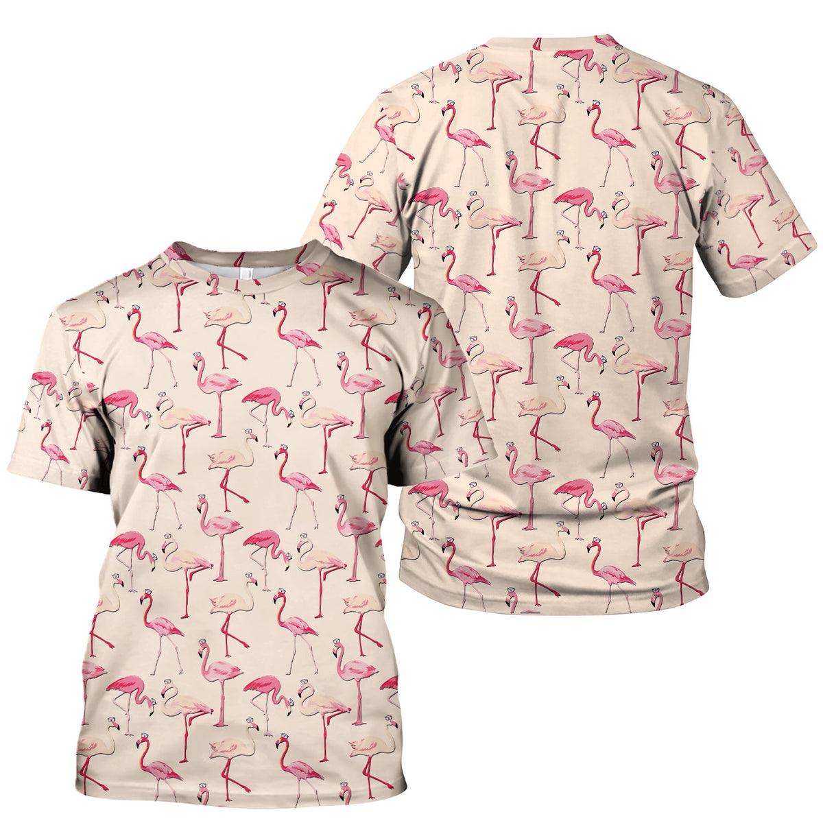 Flamingo Nurse Scrub Top