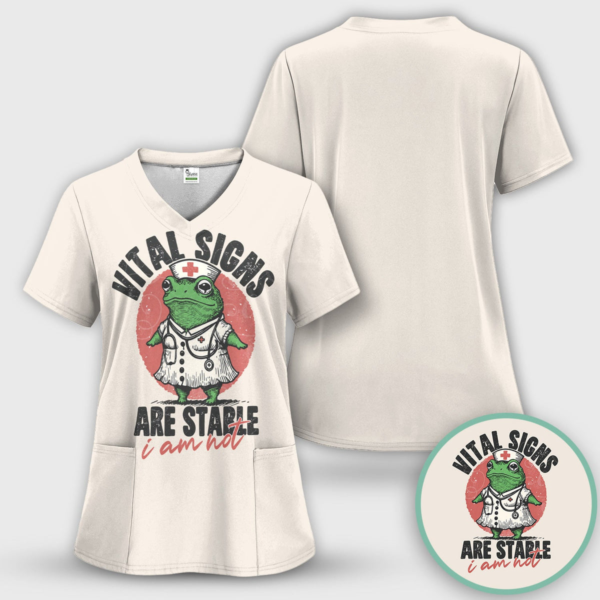 Vital Signs Stable I Am Not Frog Nurse Shirt