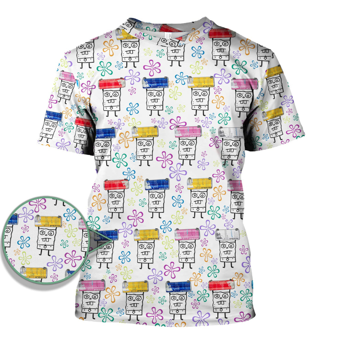Doodle Bob Energy Drink Nurse Shirt