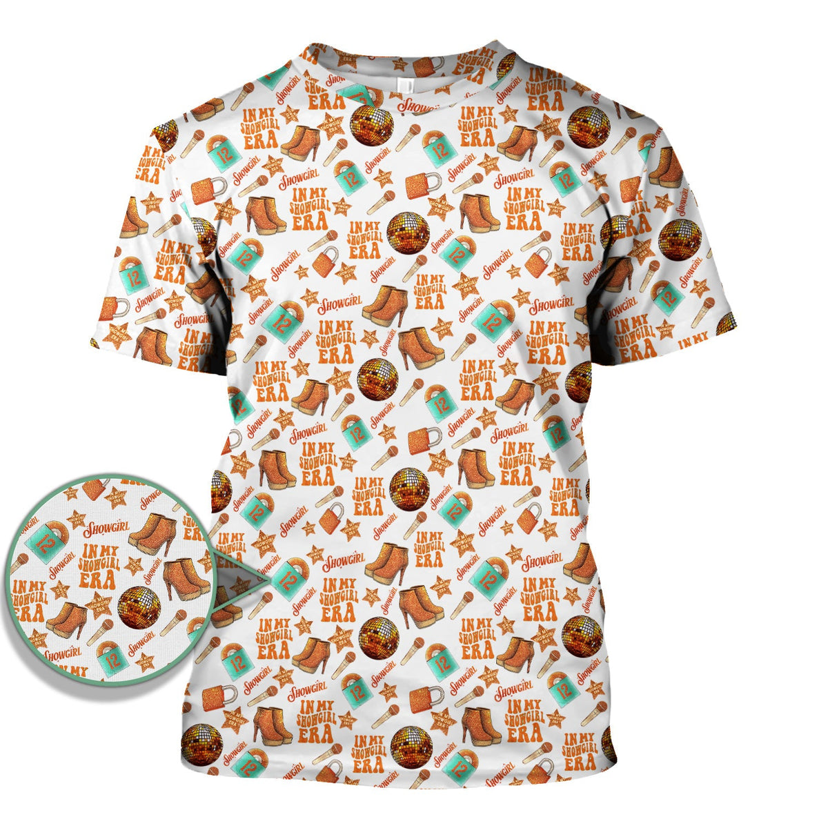 Showgirl Orange Graphic Nurse Shirt