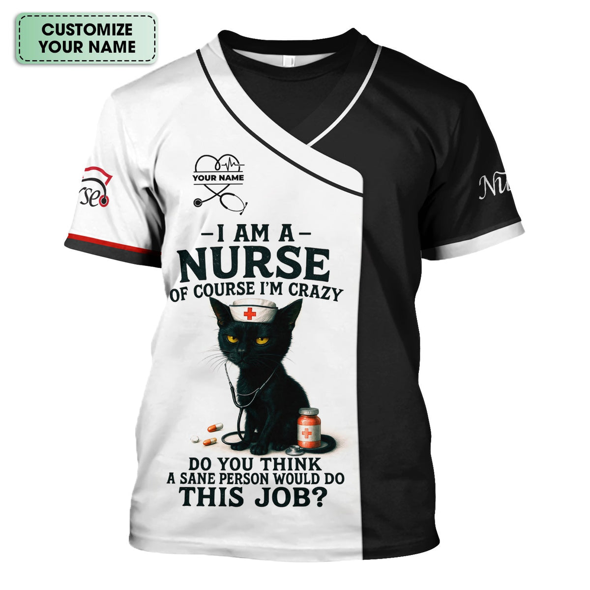 Personalized Funny Nurse Shirt - Gift Idea