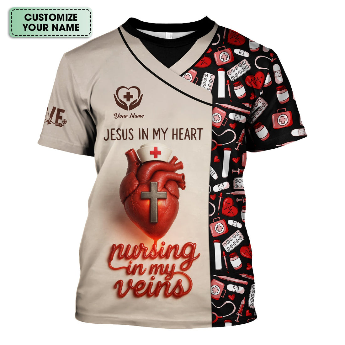 Personalized Medical Saying Nurse Shirt