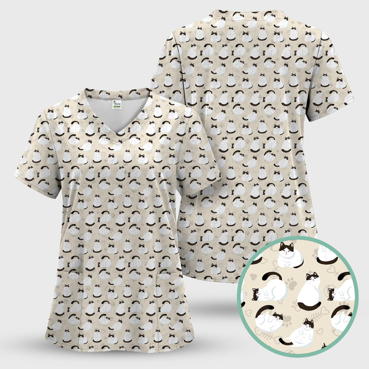 Cat Nurse Scrub Set
