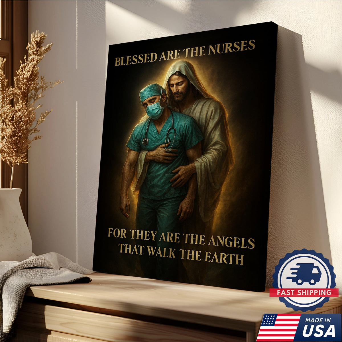 Blessed Are The Nurses Canvas