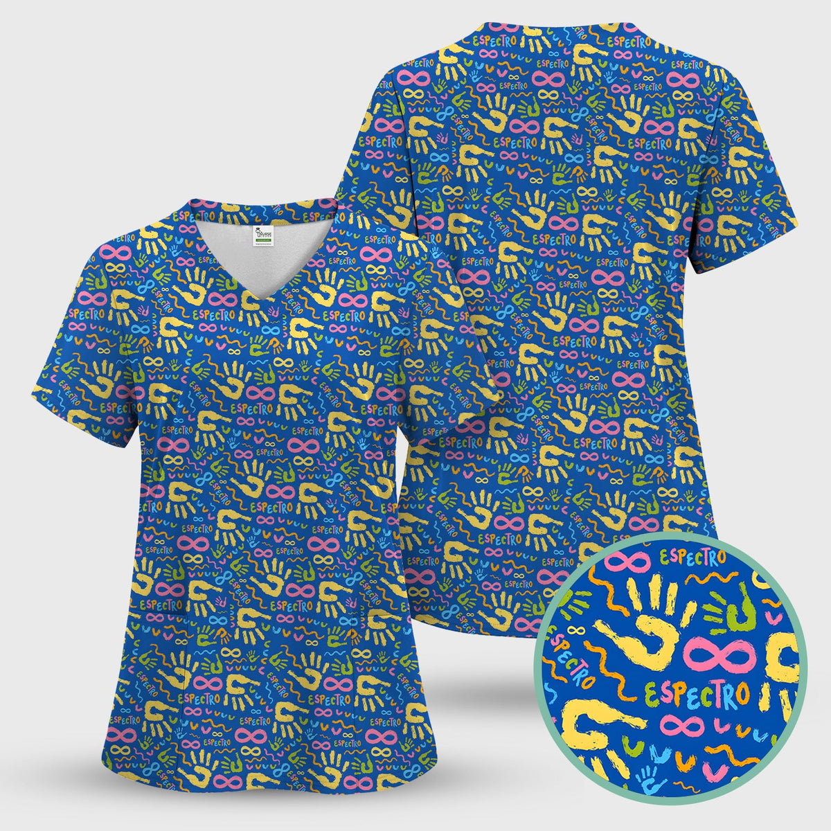 Autism Spectrum Infinity Nurse Scrub Set