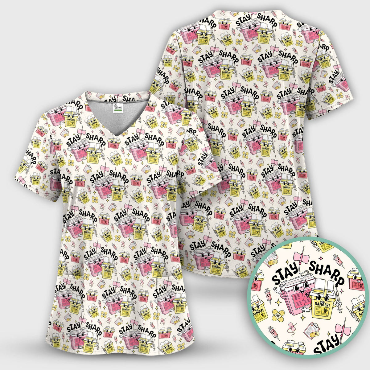 Stay Sharp Nurse Scrub Set