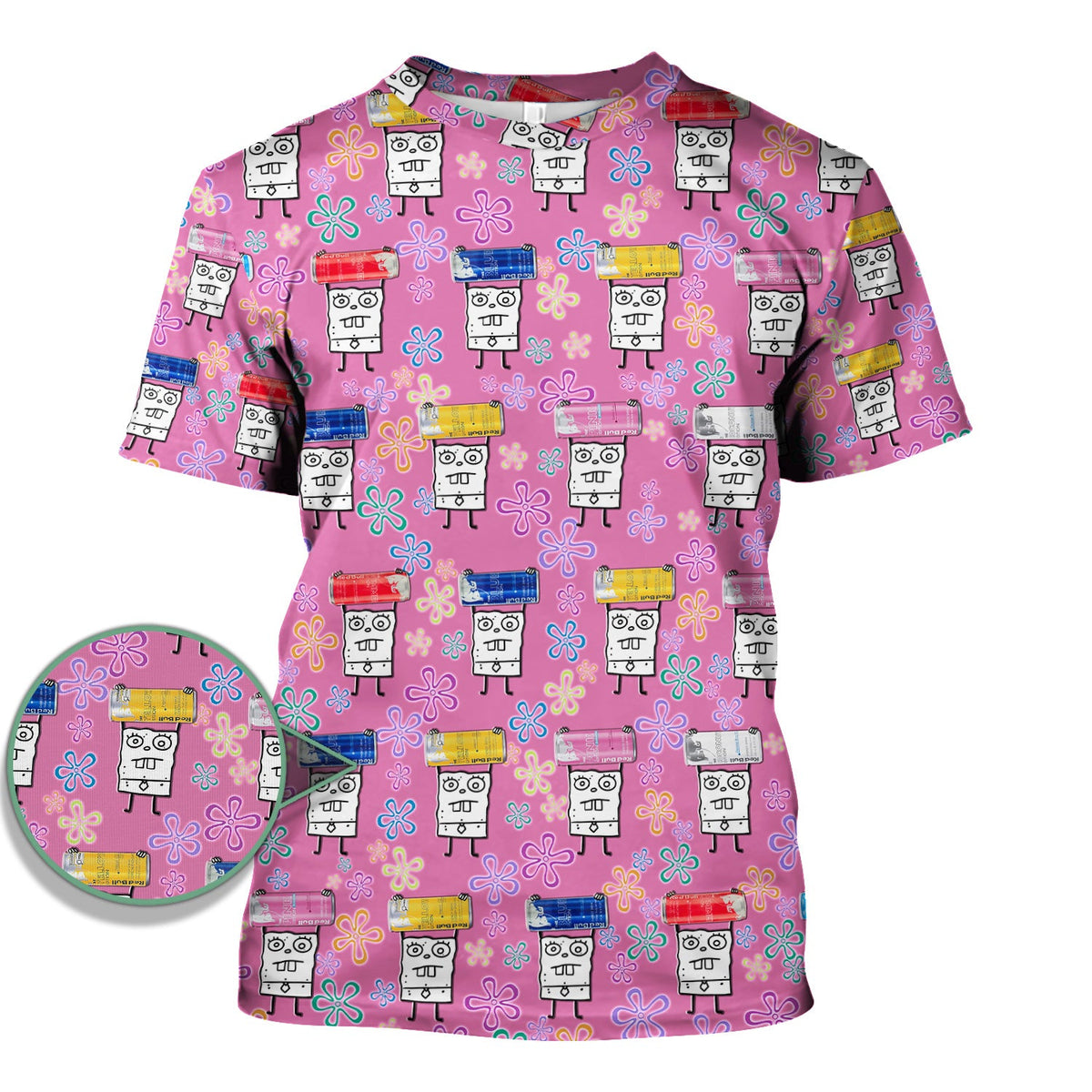 Doodle Bob Energy Drink Nurse Shirt