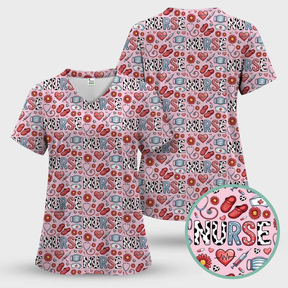 Medical Icon Nurse Scrub Set