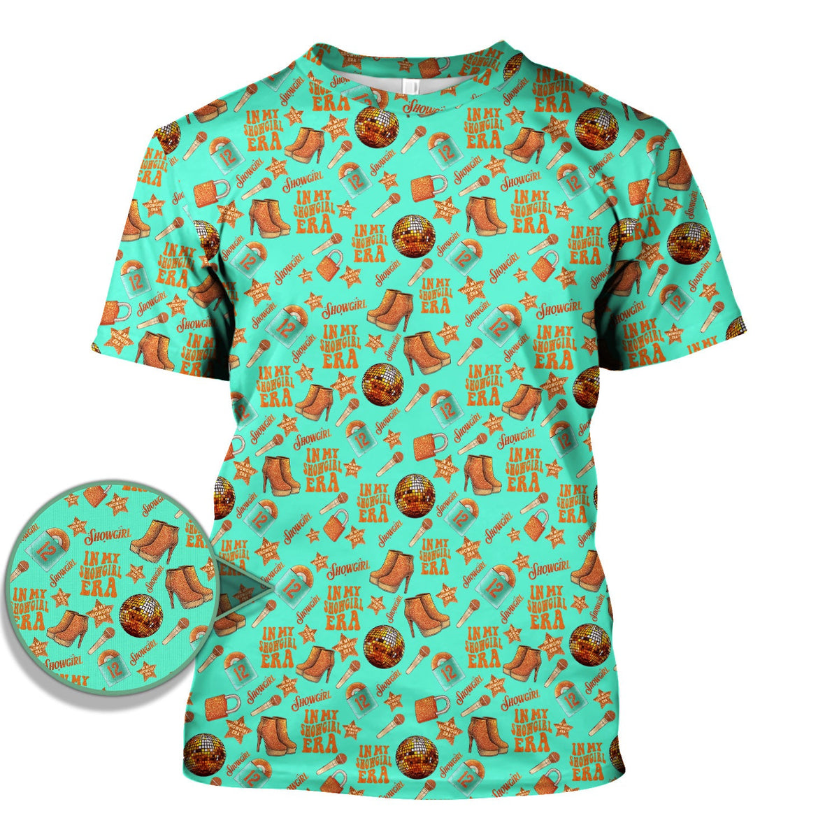 Showgirl Orange Graphic Nurse Shirt
