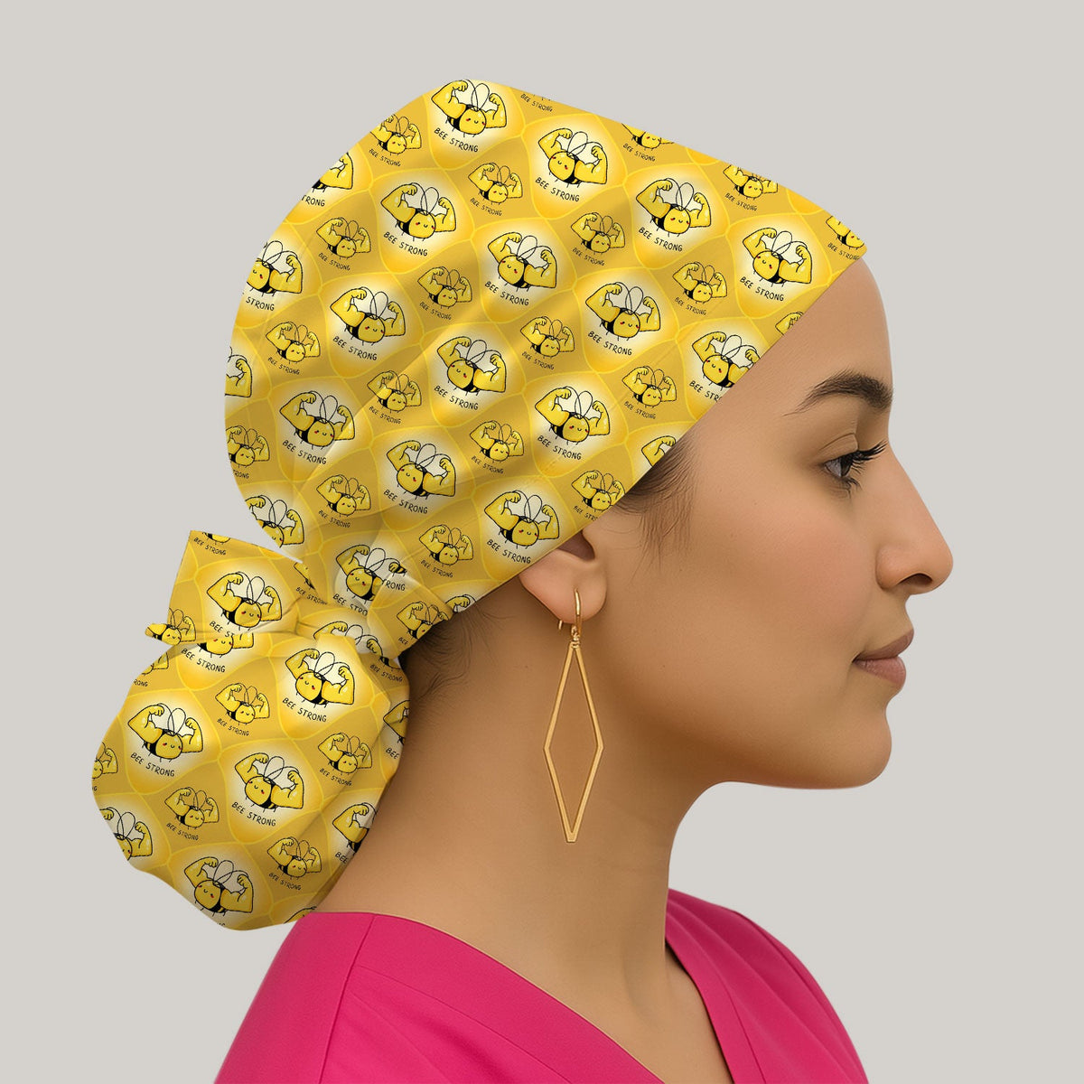 Strong Honey Bee Scrub Cap