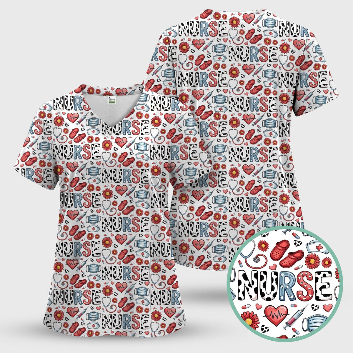 Medical Icon Nurse Scrub Set
