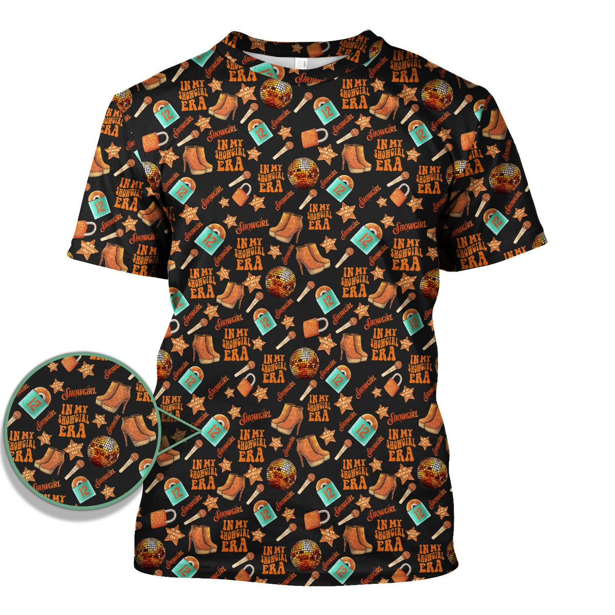 Showgirl Orange Graphic Nurse Shirt