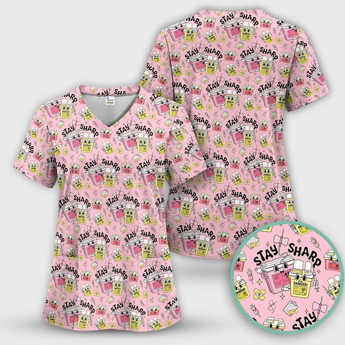 Stay Sharp Nurse Scrub Set