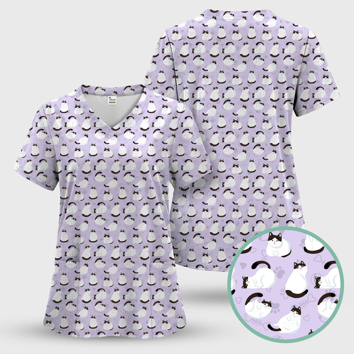 Cat Nurse Scrub Set